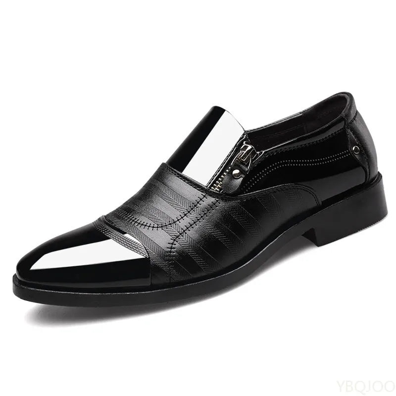 2026 Large Size Fashionable Men's Office Formal Shoes Low Cut Daily Comfortable Pointed Multifunctional Men's Wedding Shoes